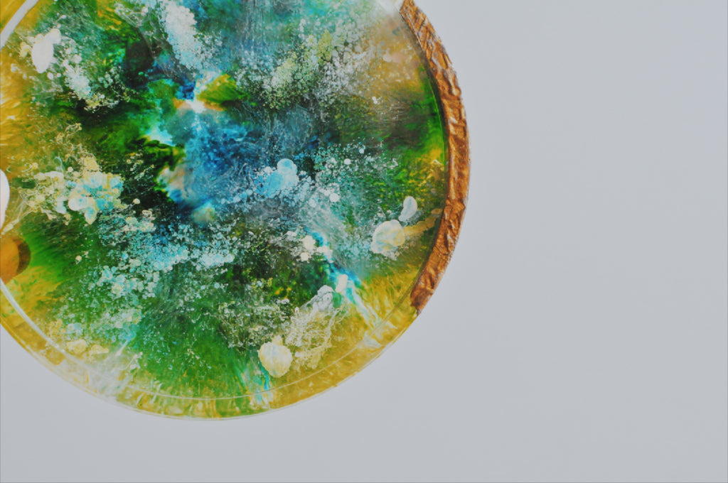 野林植森 樹脂渲染冷水盤 Verdant Forest | Resin rendering cold water coaster